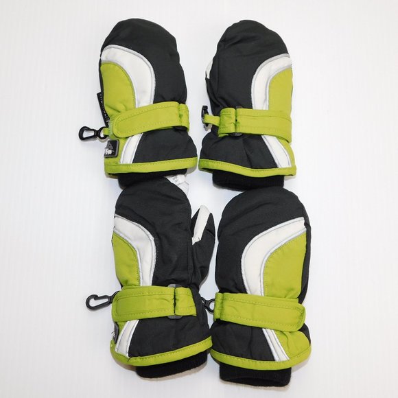 2 Pairs Boys 18 - 24 Months Winter Mittens Gloves - Picture 1 of 4